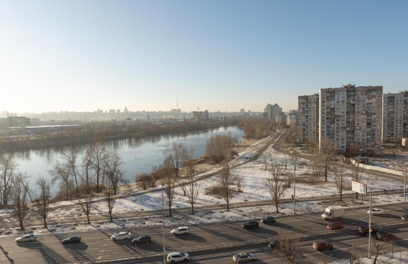 Apartment Obolon Natalka Park Kiev Dış mekan fotoğraf